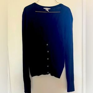 🔥H and M black button cardigan long sleeve medium